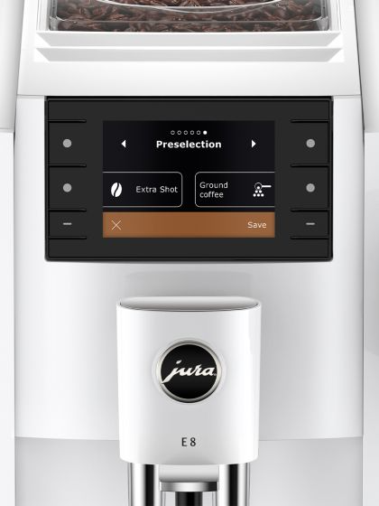 Jura E8 Piano White (2025 Model)