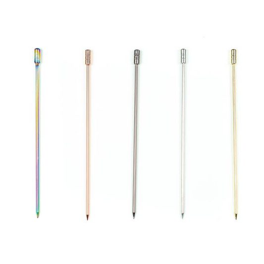 Set of 4 Copper Cocktail Picks