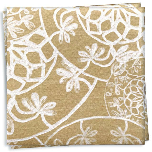 Paper Cocktail Napkins - Moucharabieh Beige