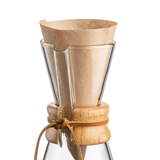 CHEMEX BONDED™ FILTERS Unfolded Natural Half Moon