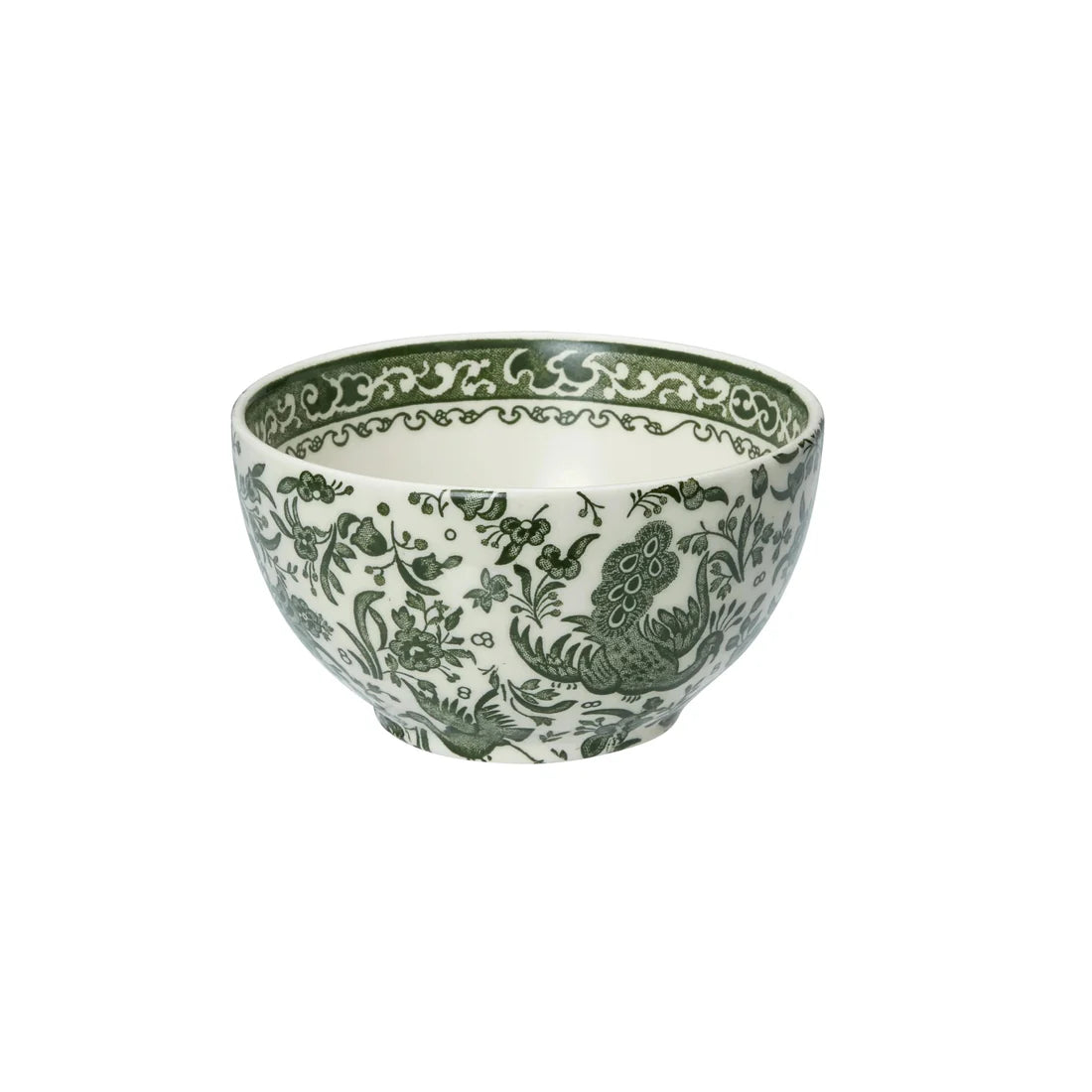 Green Regal Peacock - Mini Footed Bowl