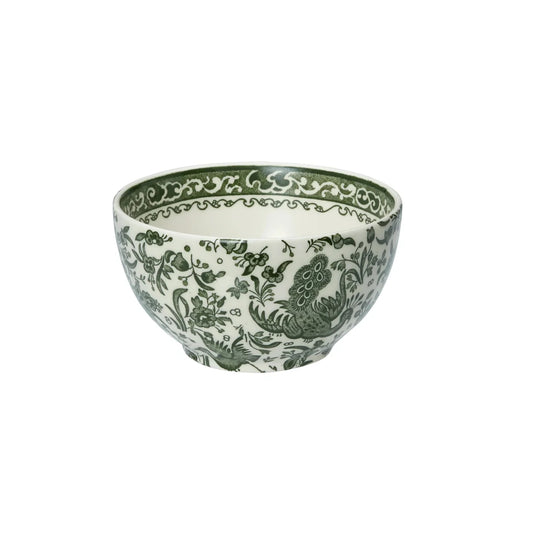 Green Regal Peacock - Mini Footed Bowl