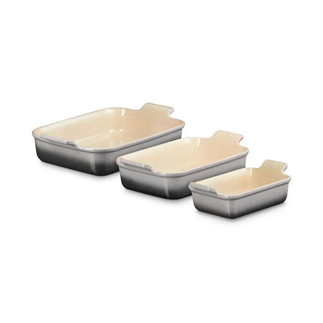 Heritage Rectangular Dishes - Set of 3