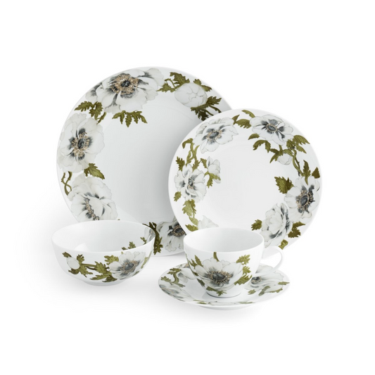 Anemone Dinnerware - 5-Piece Place Setting