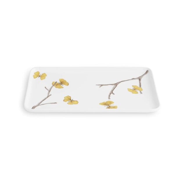 Butterfly Ginkgo Porcelain Vanity Tray