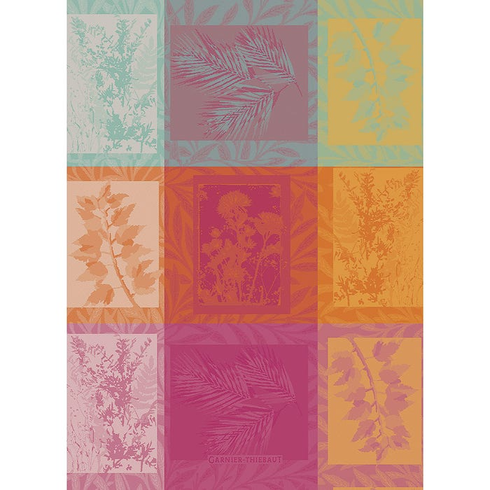 Kitchen Towel - Mille Vegetaux Tor Arc En Ciel Jacquard