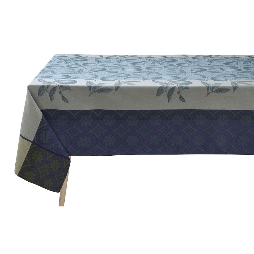 Tablecloth - Arriere-Pays Blue Cotton