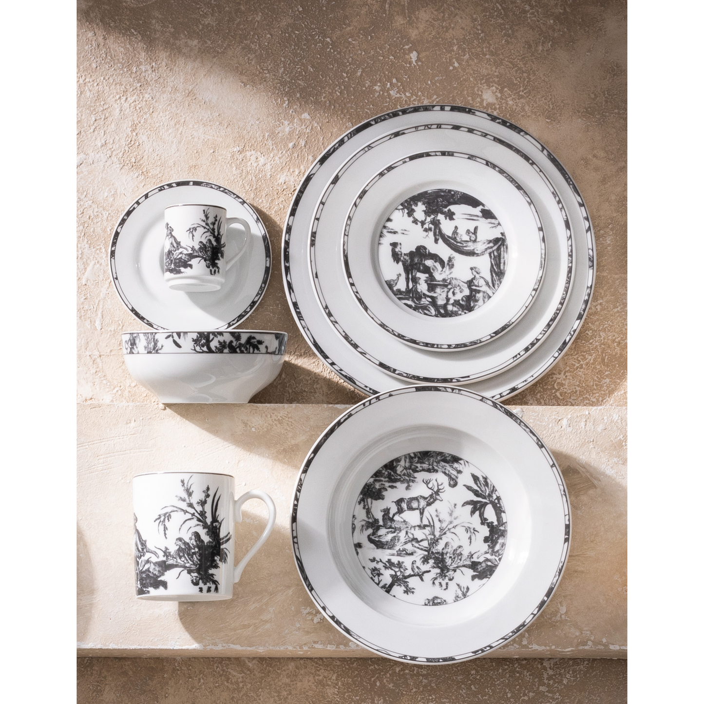 Toile de Jouy - 6" Bowl