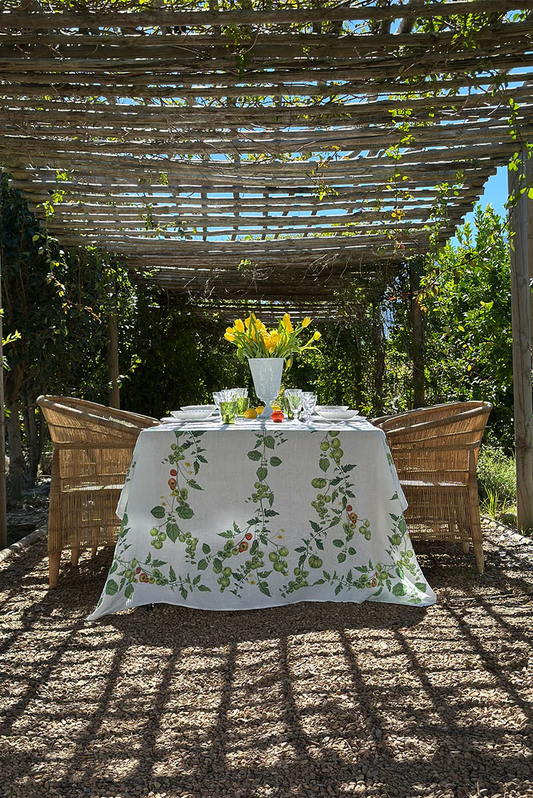 Tomato Verte Linen Collection