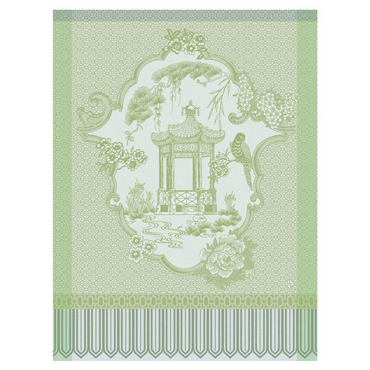 Tea towel - Promenade Impériale Cotton Green