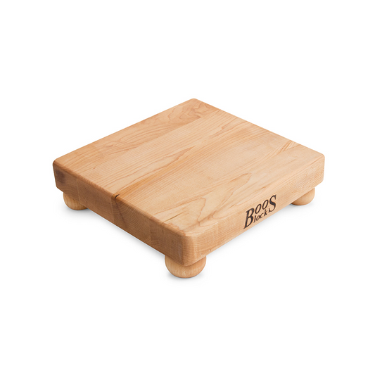 Maple Square Cutting Board With Maple Feet 1-1/2" Thick (B Series)