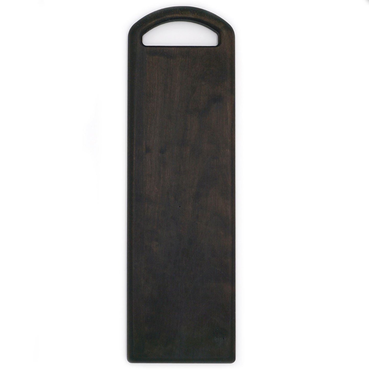 Ebonized Cherry Serving Board with Oval Handle