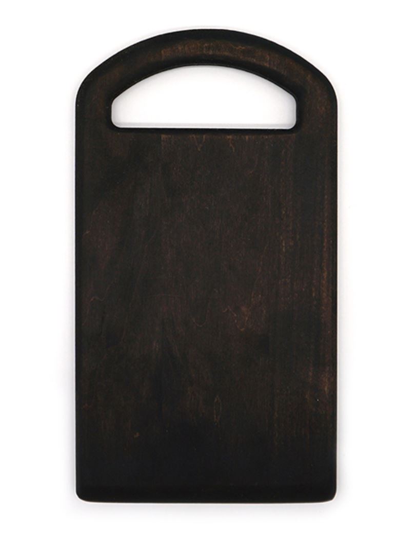 Ebonized Cherry Serving Board with Oval Handle