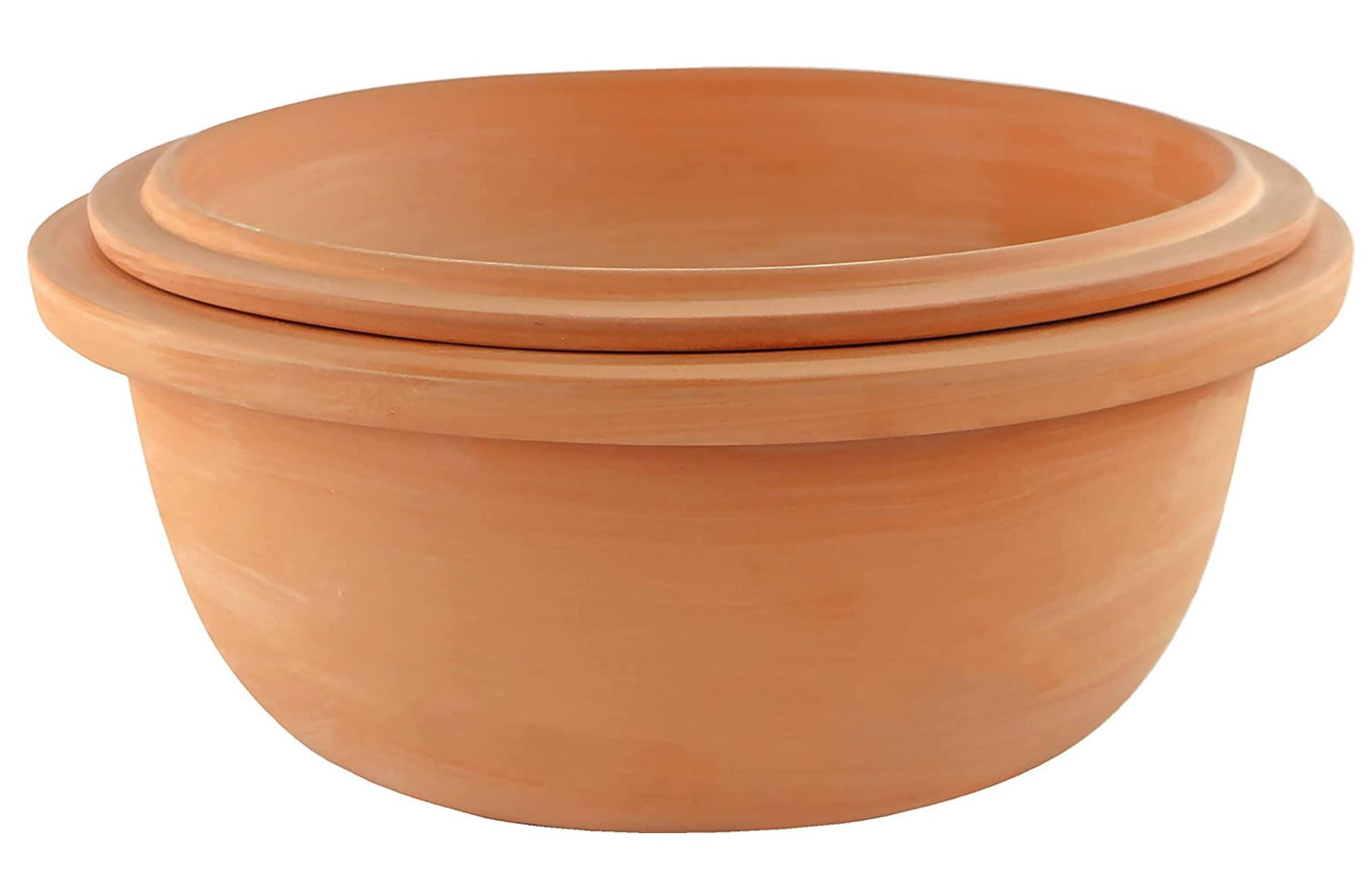 Eurita Round Clay Cooking Pot and Roaster - 2 Quart