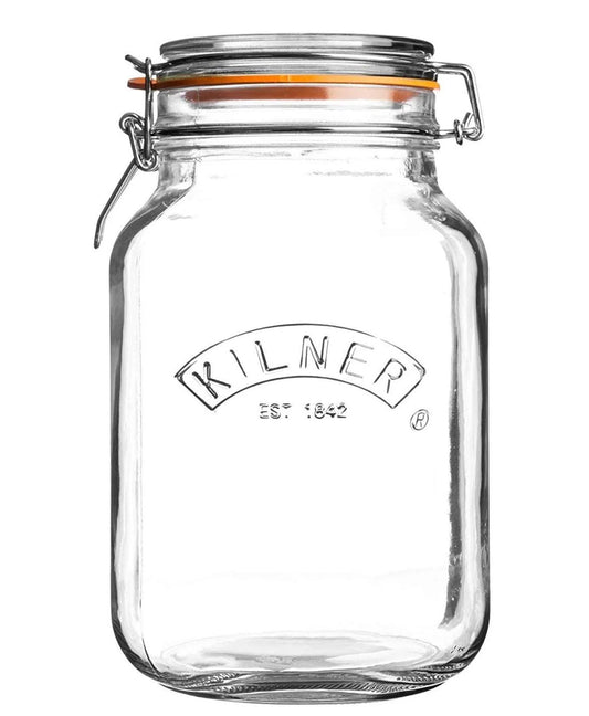 Kilner Square Swing Top Glass Jar - 2 L