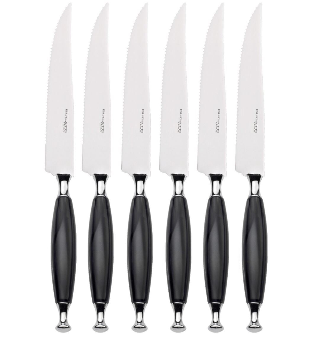 Country Steak Knives Set black