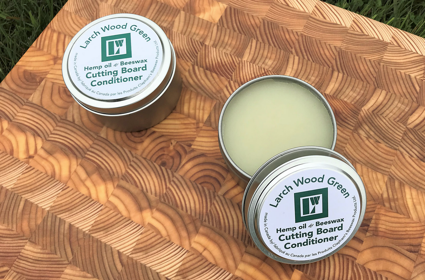 Cutting Board Conditioner - Green - Hemp Based