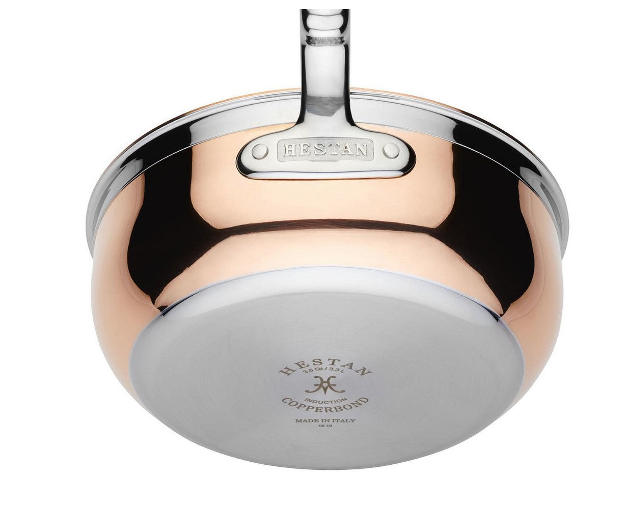 CopperBond 5 Qt Induction Copper Essential Pan with Lid