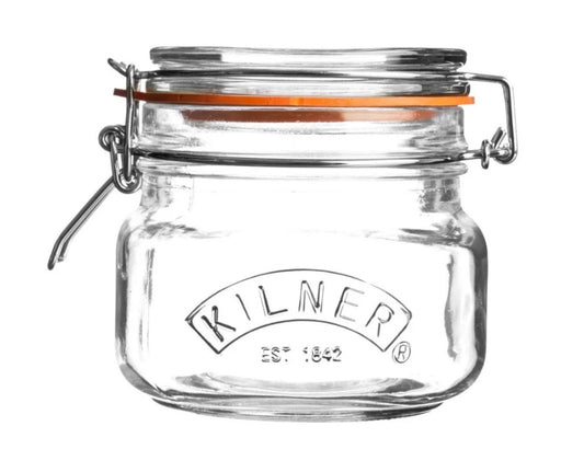 Kilner Square Swing Top Glass Jar - 17oz