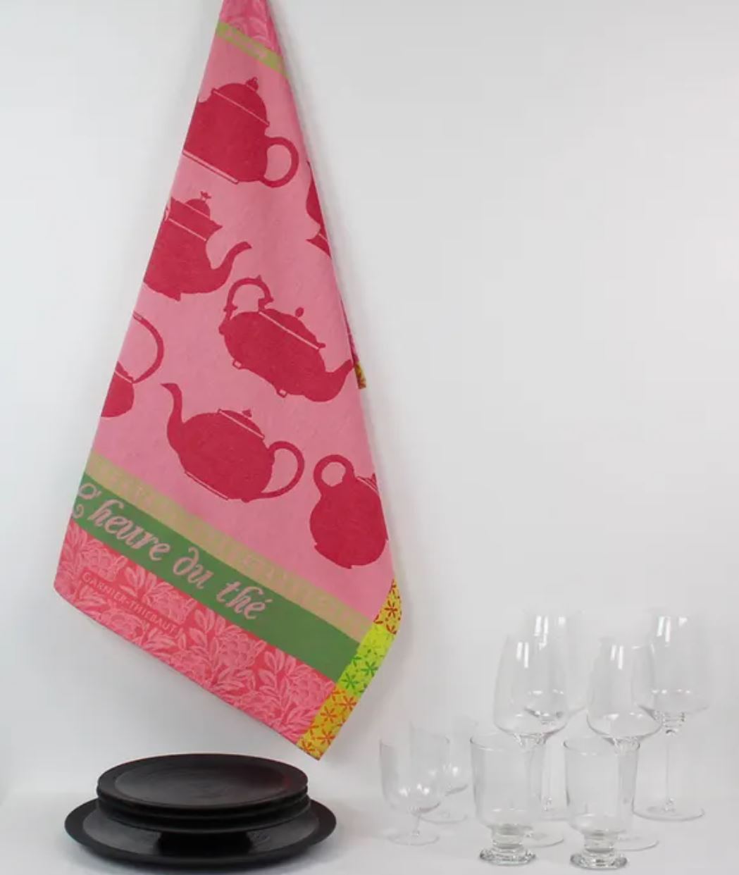 Kitchen Towel - Heure Du The Rose