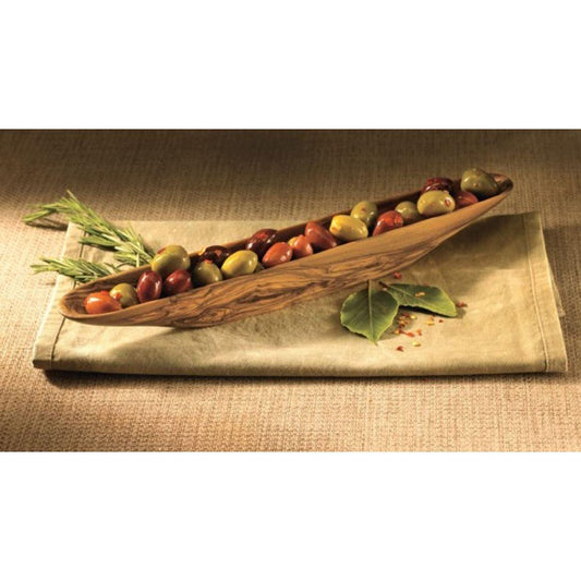 Olivewood Olive Boat, 13" x 15"