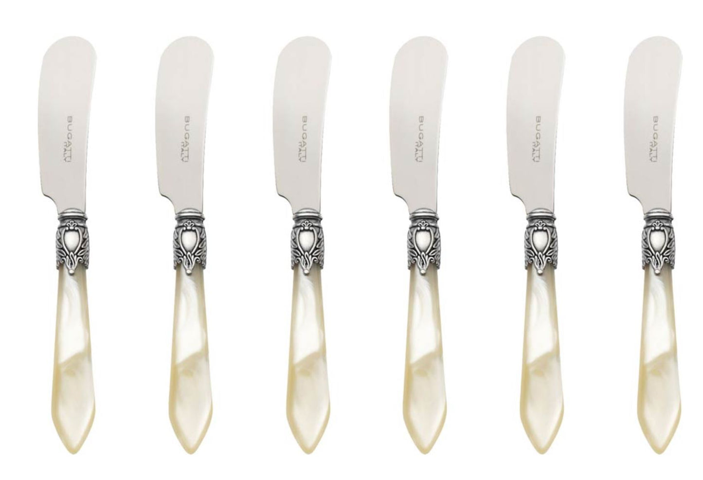 Oxford Collection - 6 Spreaders Set - Ivory