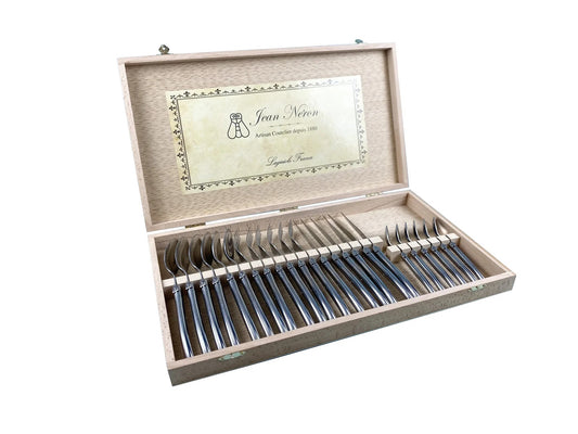 Laguiole Flatware in Wooden Box (Set of 24)