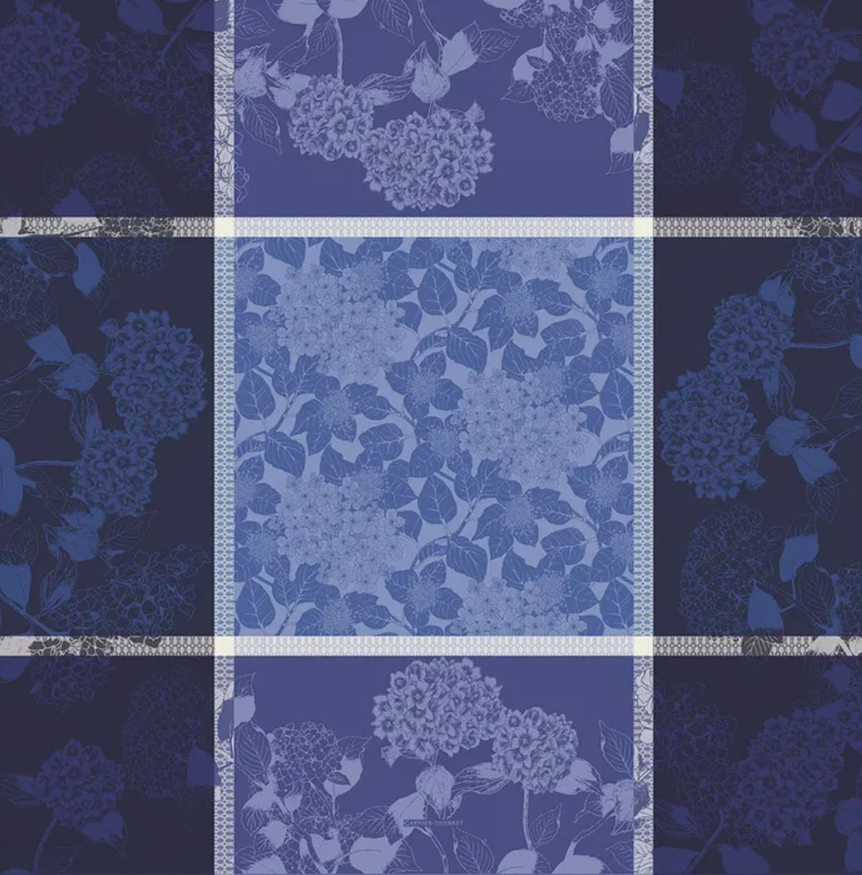 Tablecloth Hortensias Bleu